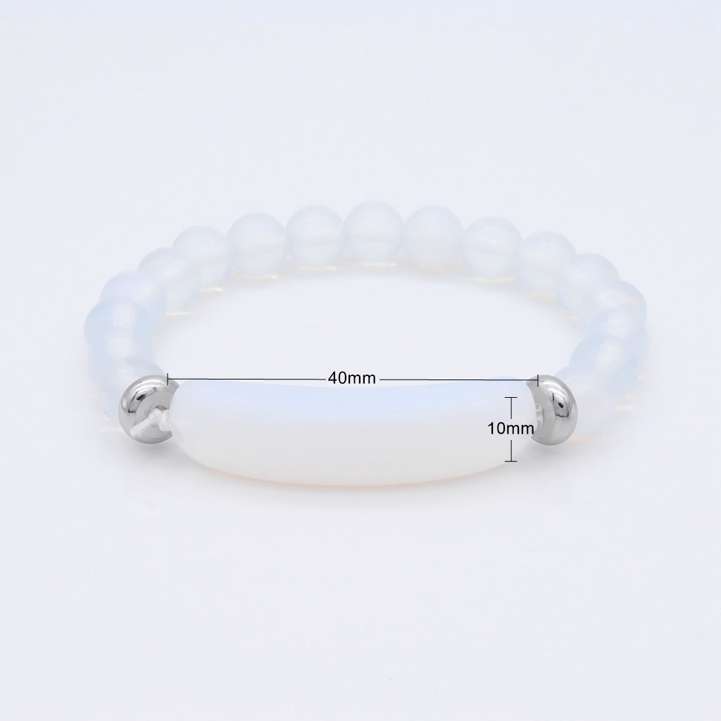 Opalite Semi Precious Stone Bracelet-Bracelets-4-Glitters