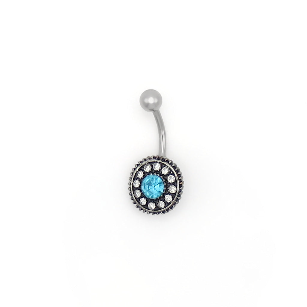 Gemstone Belly Button Rings-Belly Rings-5-Glitters