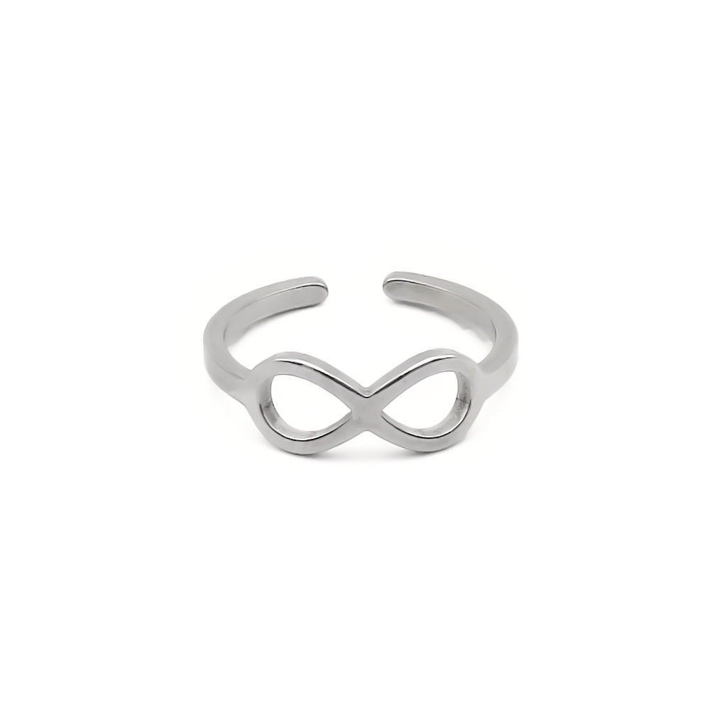 Stainless Steel Infinity Pattern Band Toe Ring-Toe Ring-3-Glitters