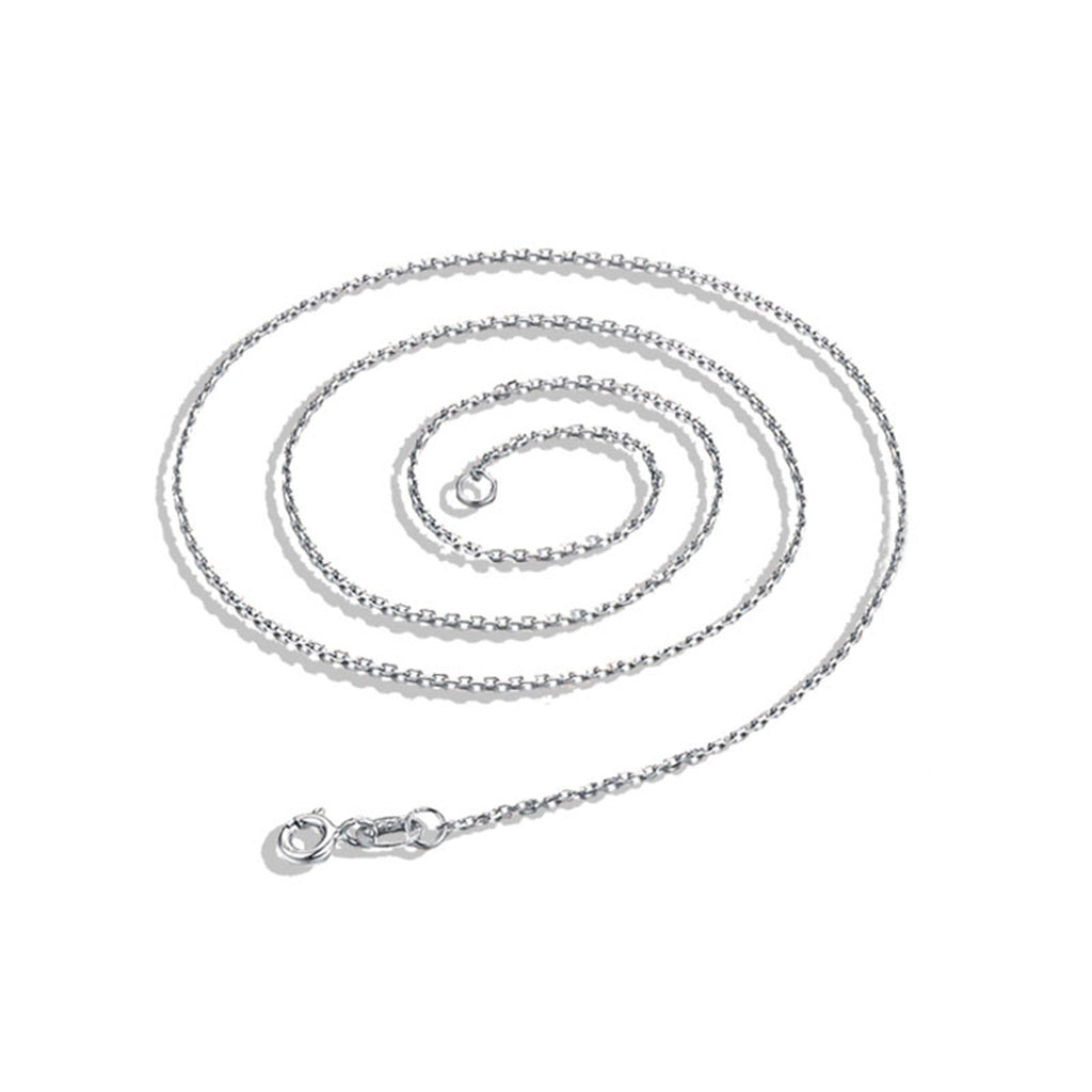 Sterling Silver Cable Chain Necklace - 1.5mm Width-Stainless Steel Chains-4-Glitters