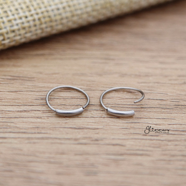 22GA 316L Surgical Steel Seamless Bendable Nose Hoop-Body Piercing Jewellery, Nose Piercing Jewellery, Nose Ring-ns0093-01-Glitters