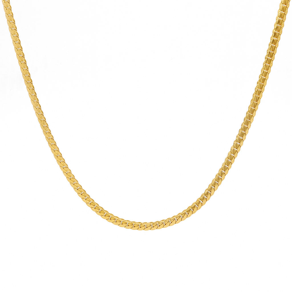 Stainless Steel 4mm Pattern Link Chain Necklace-Chain Necklaces, Jewellery, Men's Chain, Men's Jewellery, Men's Necklace, Necklaces, New, Stainless Steel, Stainless Steel Chain-sc0103-1_1-Glitters
