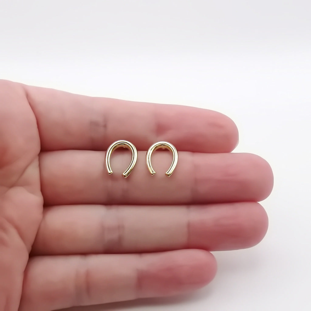 Horseshoe Stud Earrings
