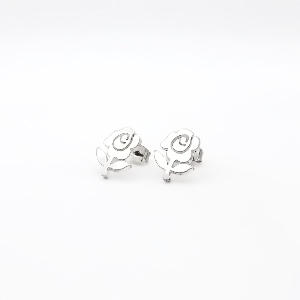 Rose Stud Earrings