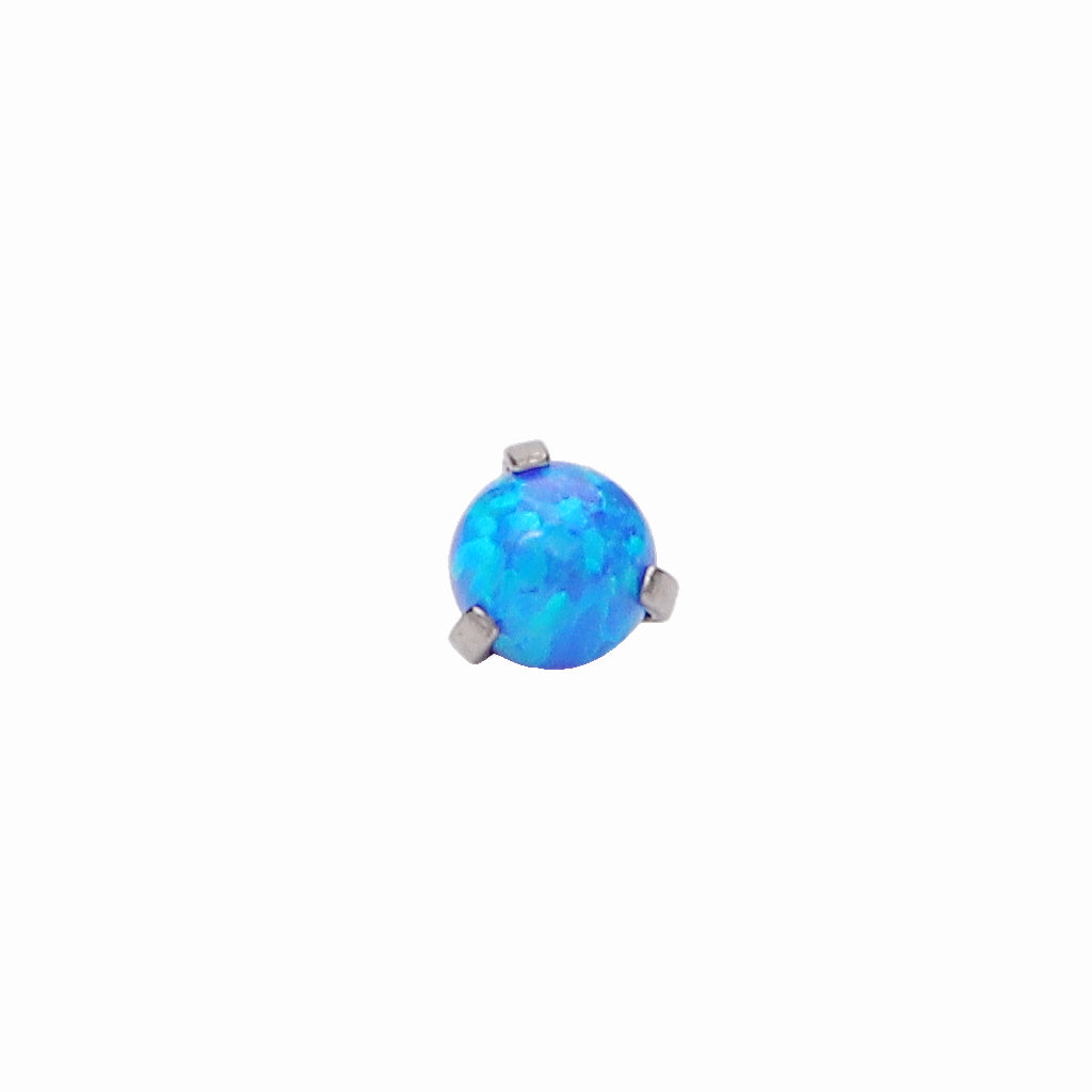 Titanium Internally Threaded Replacement Opal Ball-Parts-1-Glitters