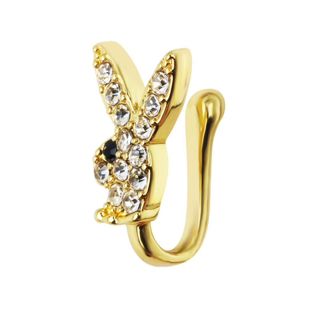 Bunny Non Piercing Nose Ring-Non Piercing-2-Glitters
