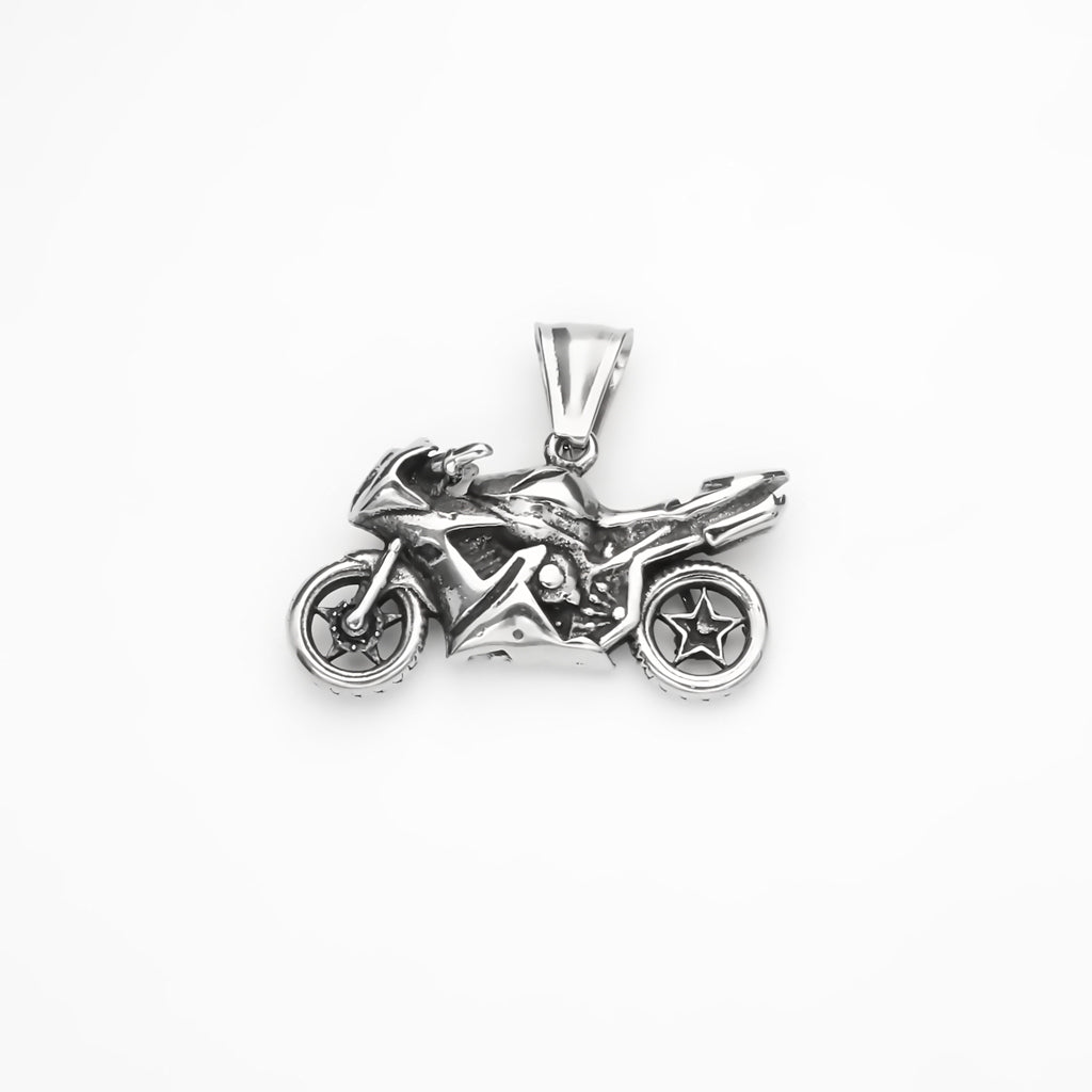 Stainless Steel Motorcycle Pendant-Pendants-1-Glitters