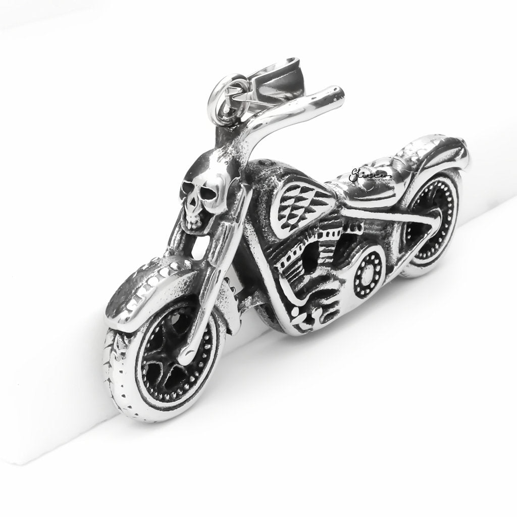 Stainless Steel Classic Motorcycle Pendant-Pendants-3-Glitters