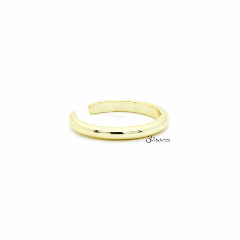 2mm Plain Band Toe Ring - Gold-Jewellery, Toe Ring, Women's Jewellery-1-Glitters