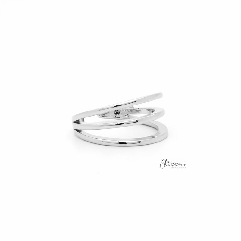 Three Lines Plain Band Toe Ring - Silver-Jewellery, Toe Ring, Women's Jewellery-TOR0007-S3_800-Glitters